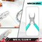MeilsurY 3-Piece jewelry pliers set includes a 6-in-1 bail making looping pliers, nylon jaw pliers, and Wire Looping and Bending plier tools for crafting, beading, and repairing